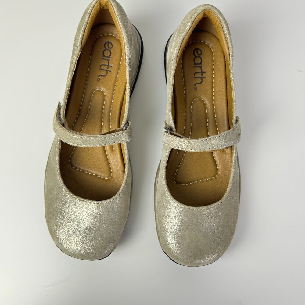 NWOT Earth Gold  Round Toe Tose Mary Jane‎ Comfort Casual Flats Women's Size 7M - Picture 11 of 12